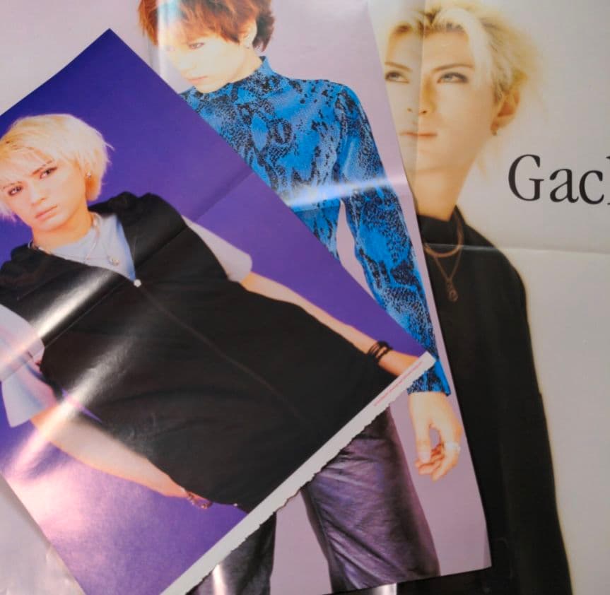 GACKT 昔のポスター3枚セット（付録）ガクト - メルカリ