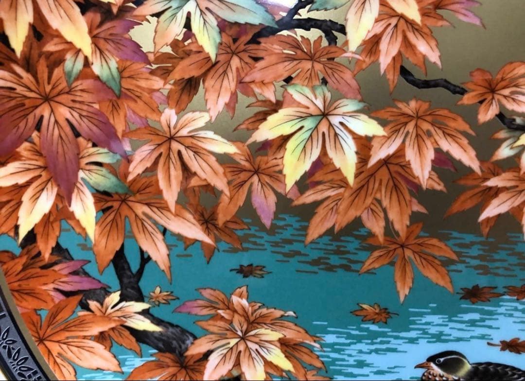 未使用/特価❕ノリタケ/スタジオコレクション/秋＊紅葉/絵皿/１点　　飾り皿