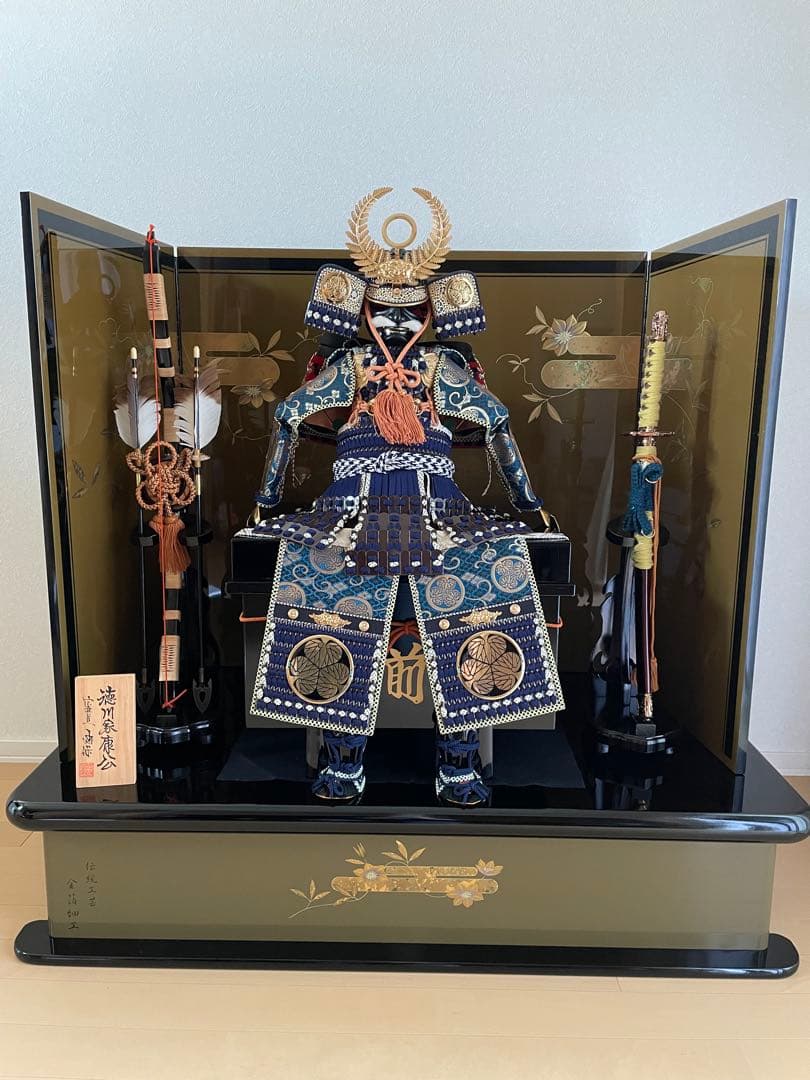 Ａ五月人形 徳川家康公 忠保作　 B+C=7000円購入必須