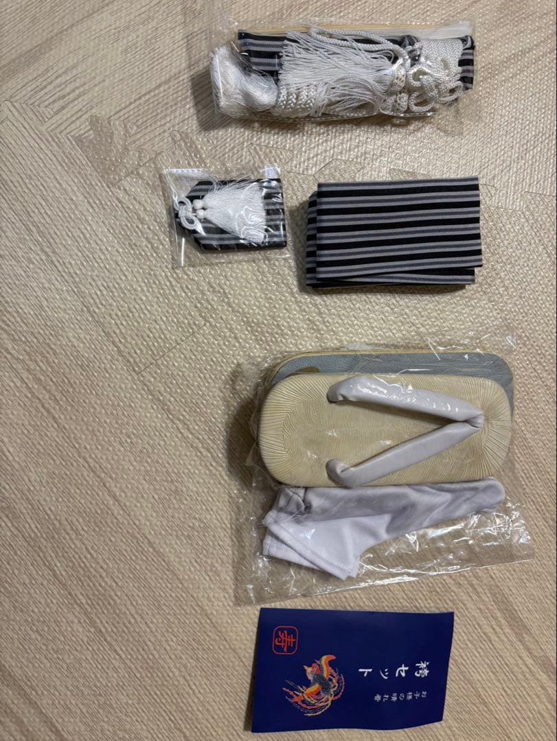 七五三用着物セット 青色