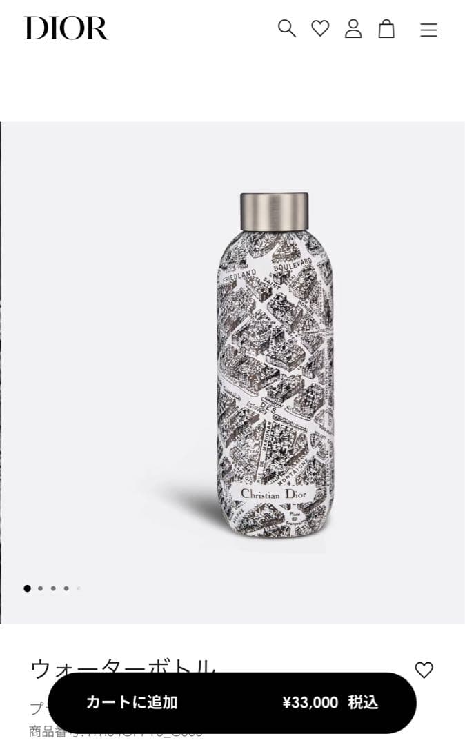 新品未使用☆Dior 水筒 魔法瓶 ディオール ステンレス - メルカリ