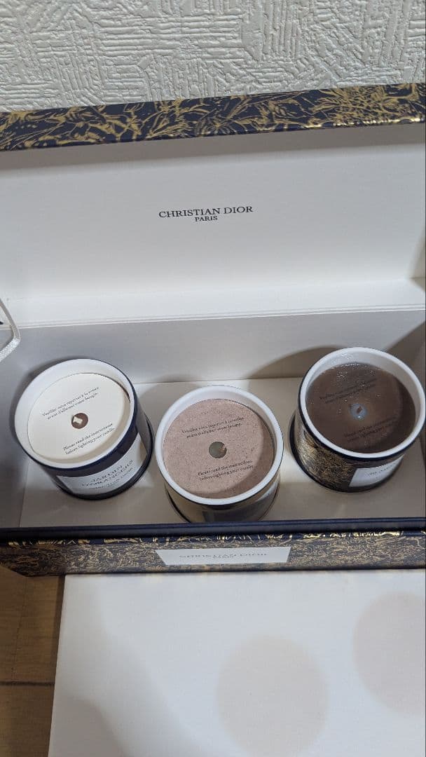 【新品】ChristianDior　クリスチャン・ディオール　キャンドルセット