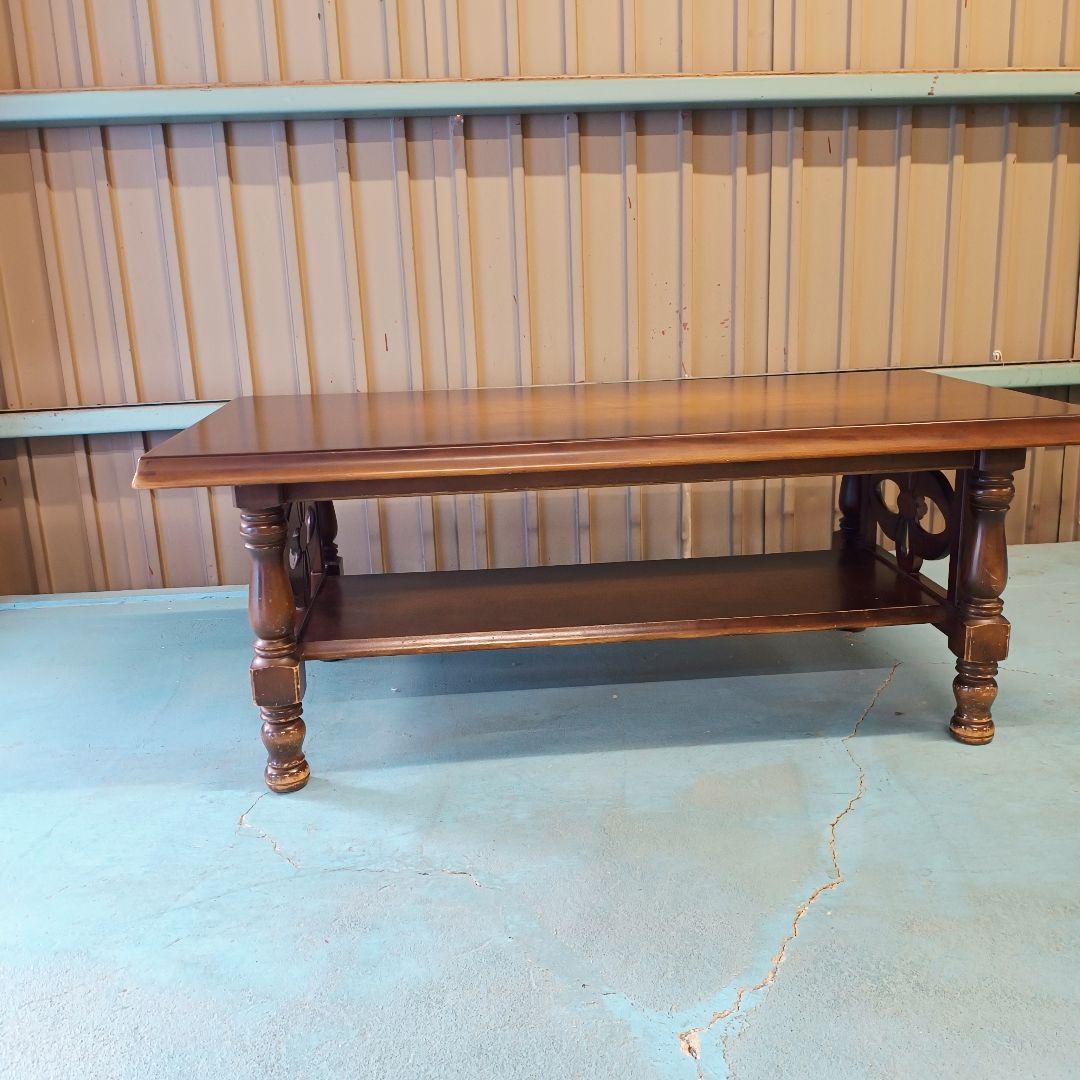 アンティーク 飛騨産業　キツツキ　センターテーブル　貴重