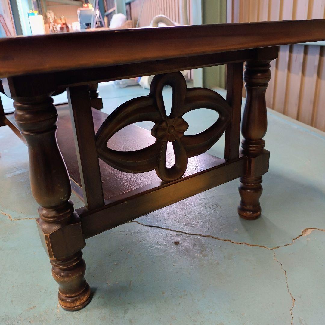 アンティーク 飛騨産業　キツツキ　センターテーブル　貴重