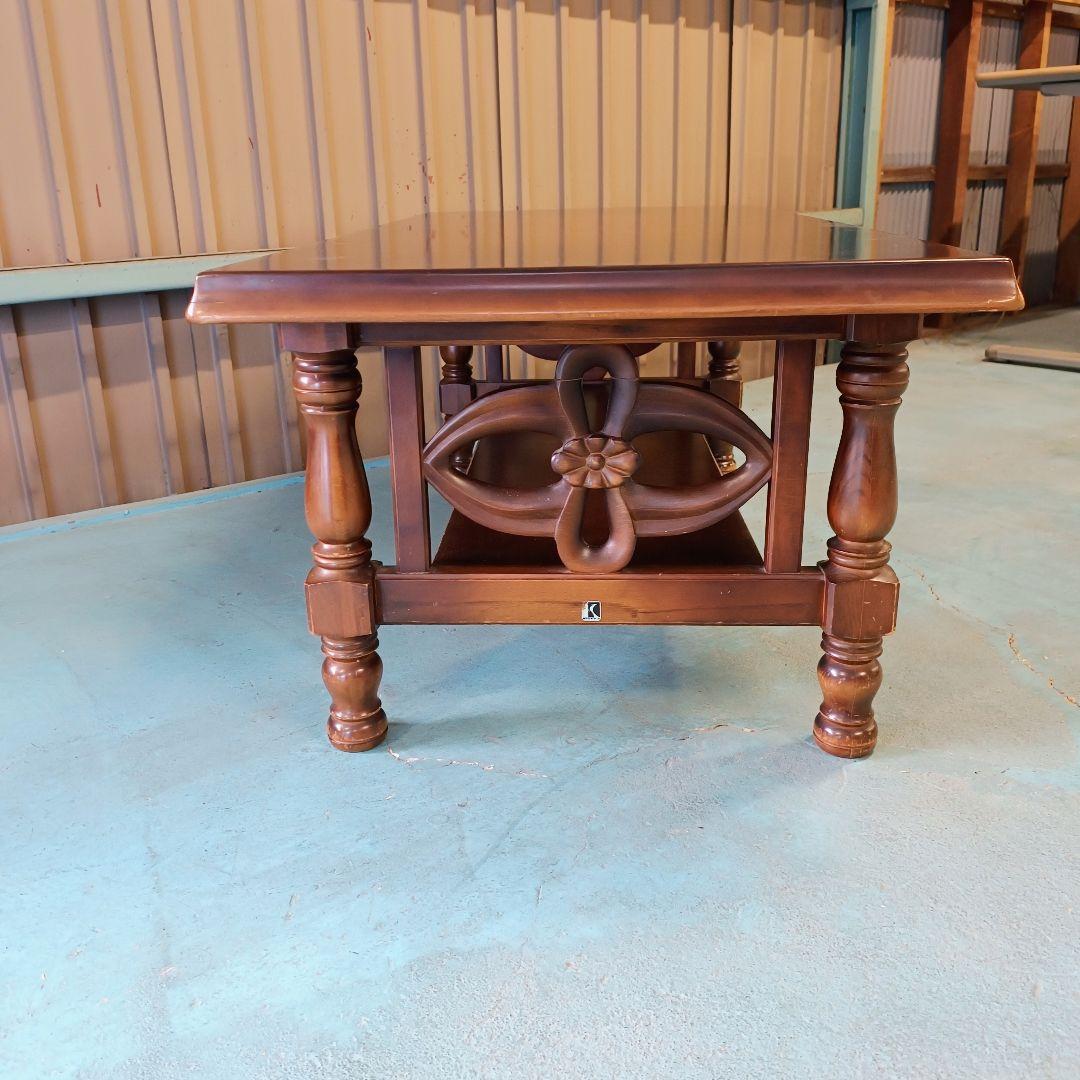 アンティーク 飛騨産業　キツツキ　センターテーブル　貴重