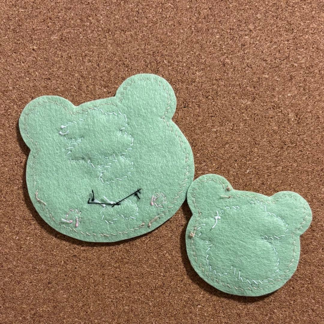 Sakura様専用ページ】ハンドメイド フェルト ワッペン ネームタグ 名札