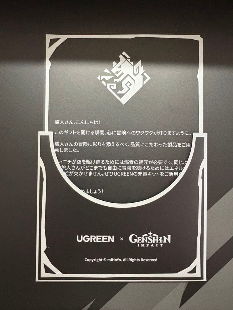 UGREEN × 原神 コラボ キィニチ 充電キット 非売品【Genshin】