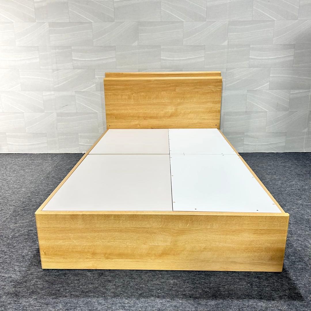 ニトリ ベッドフレーム カイト3 収納 コンセント セミダブル d5337