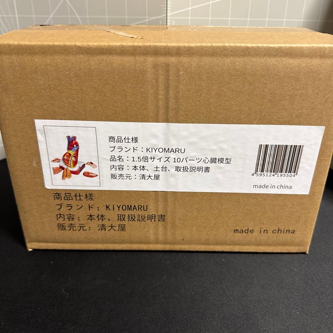 KIYOMARU 心臓模型 1.5倍大 10パーツ分解人体模型 - メルカリ