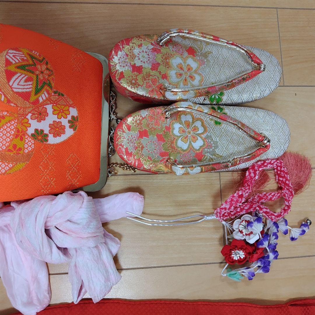 七五三 着物 小物一式 草履、カバン付き