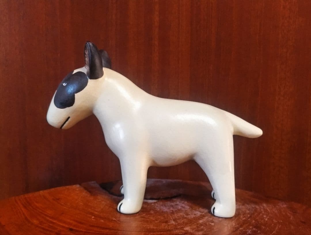 リサラーソン ケンネルブルテリア 左目ブチ マイキーガチャ 北欧