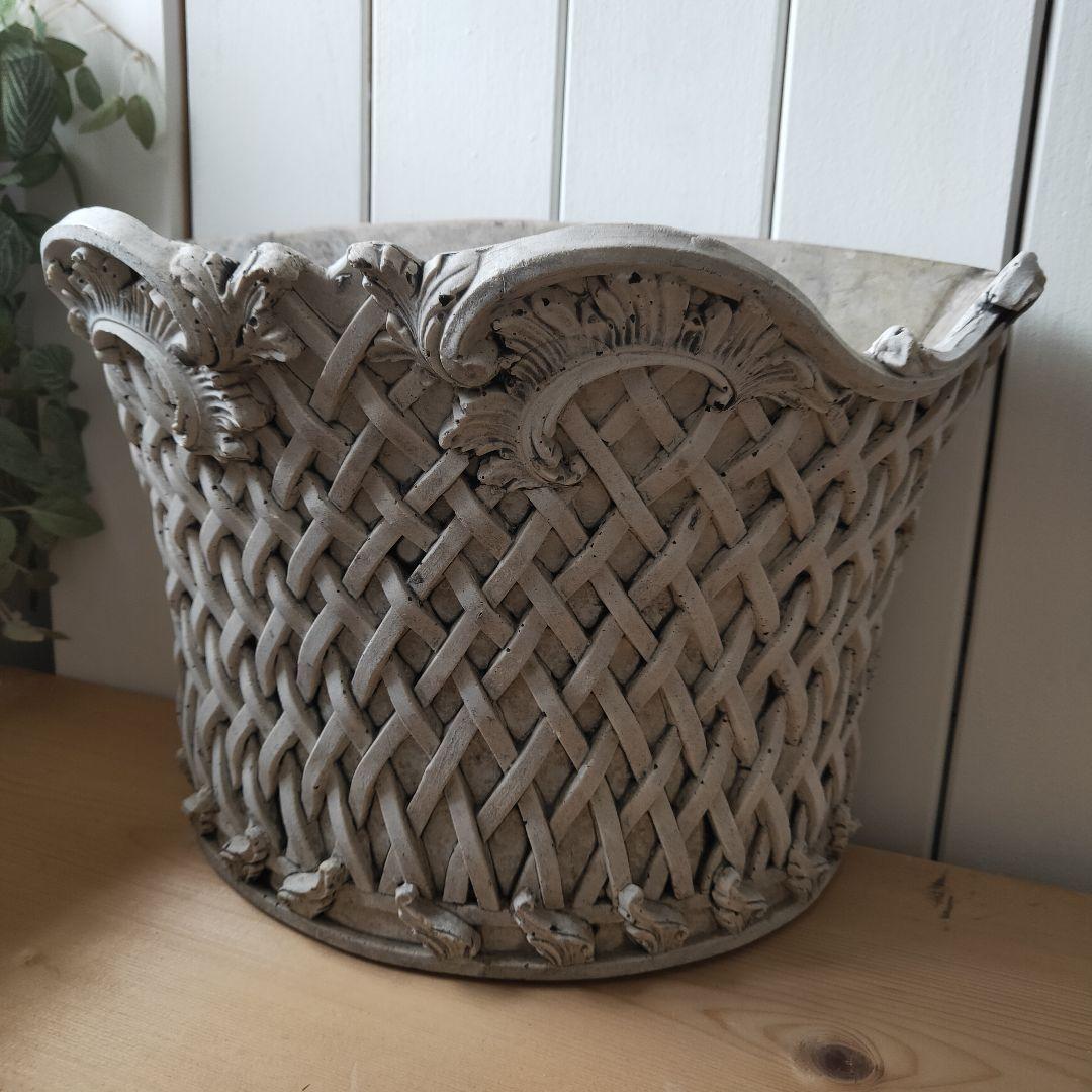 イギリスヴィンテージ鉢 オブジェ 植木鉢 イギリスアンティーク フランス