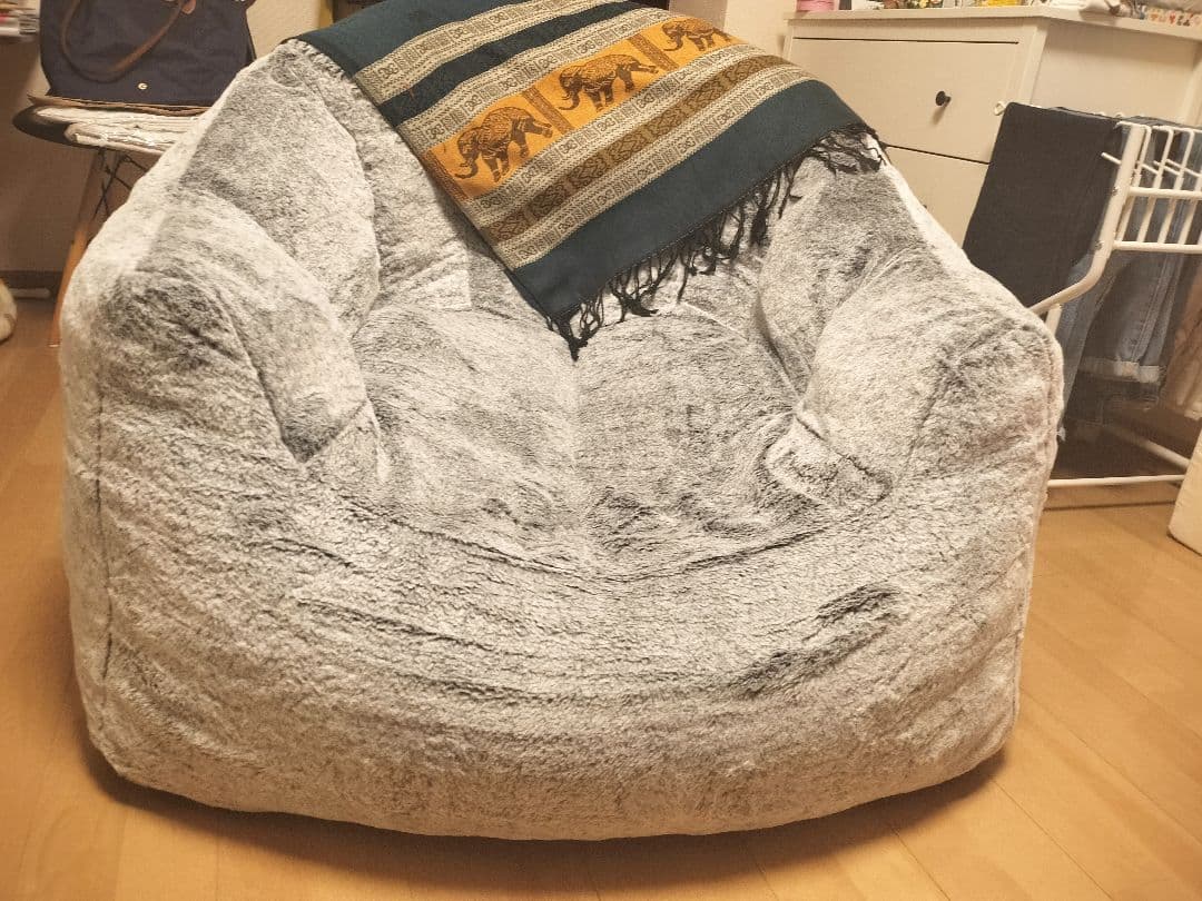 ☆美品☆PePo ビーズクッションソファ 大サイズ