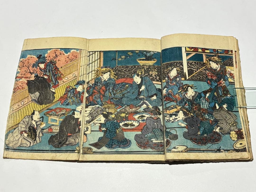 春色松の栄 上ノ巻」歌川国芳画 女好庵主人作 1冊|春画 艶本 浮世絵 和