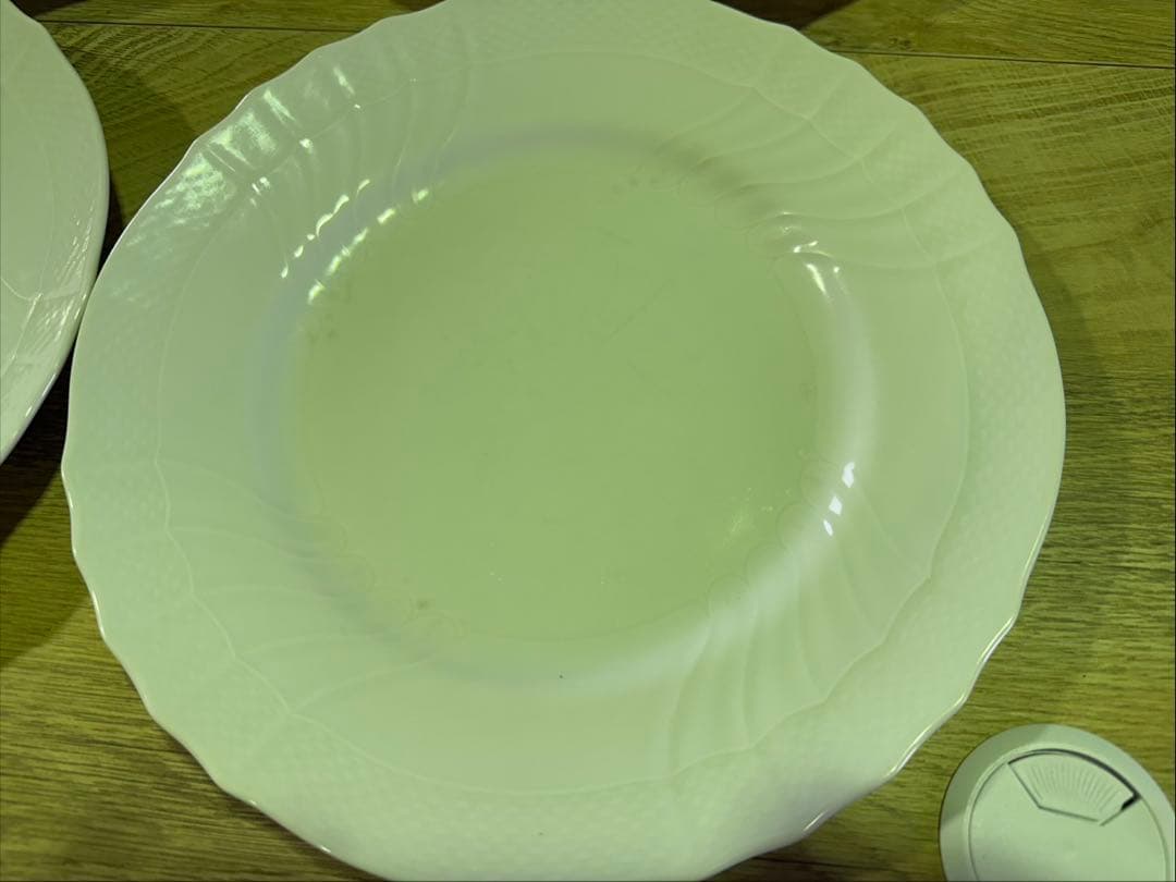 k551 K535ジノリ　ベッキオホワイト プレート 26cm お皿 食器