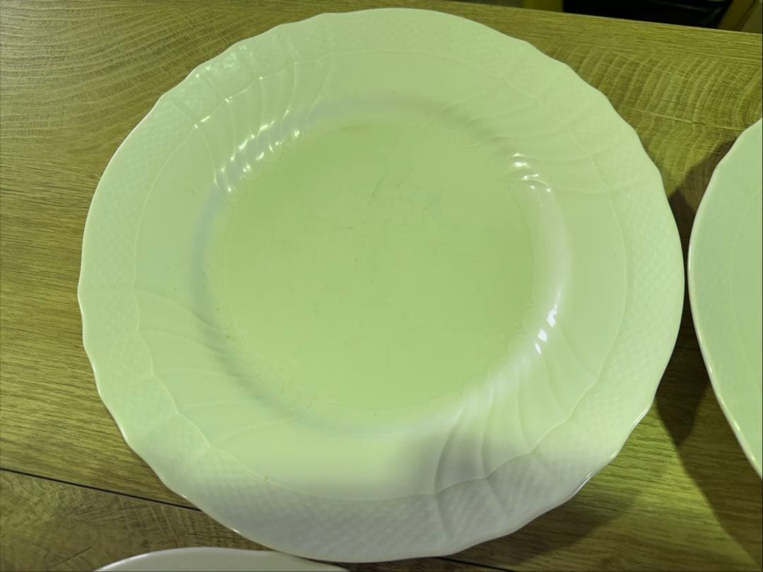 k551 K535ジノリ　ベッキオホワイト プレート 26cm お皿 食器