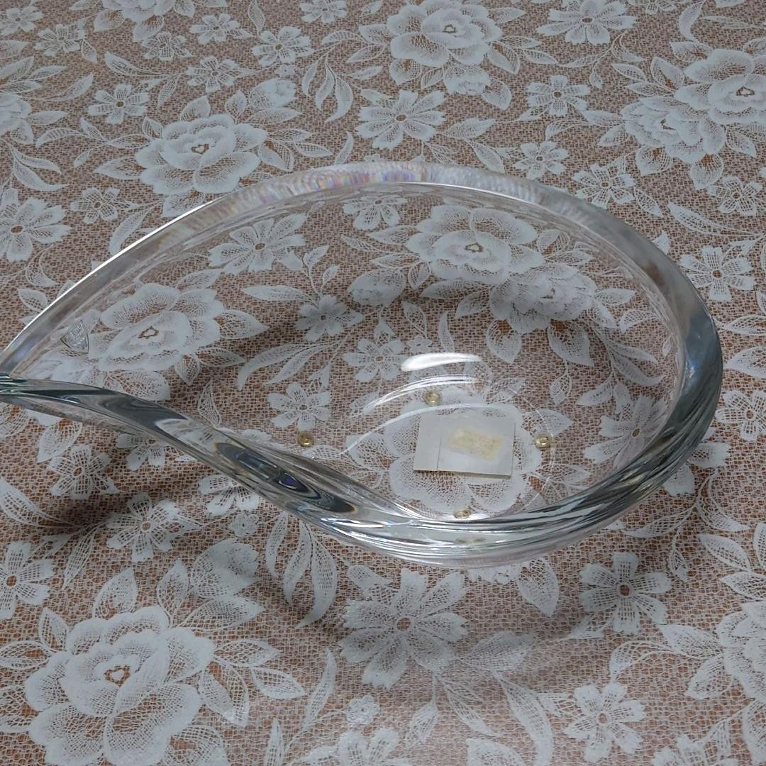 【ORREFORS】 ドロップデザイン　ティアドロップ　クリスタルボウル