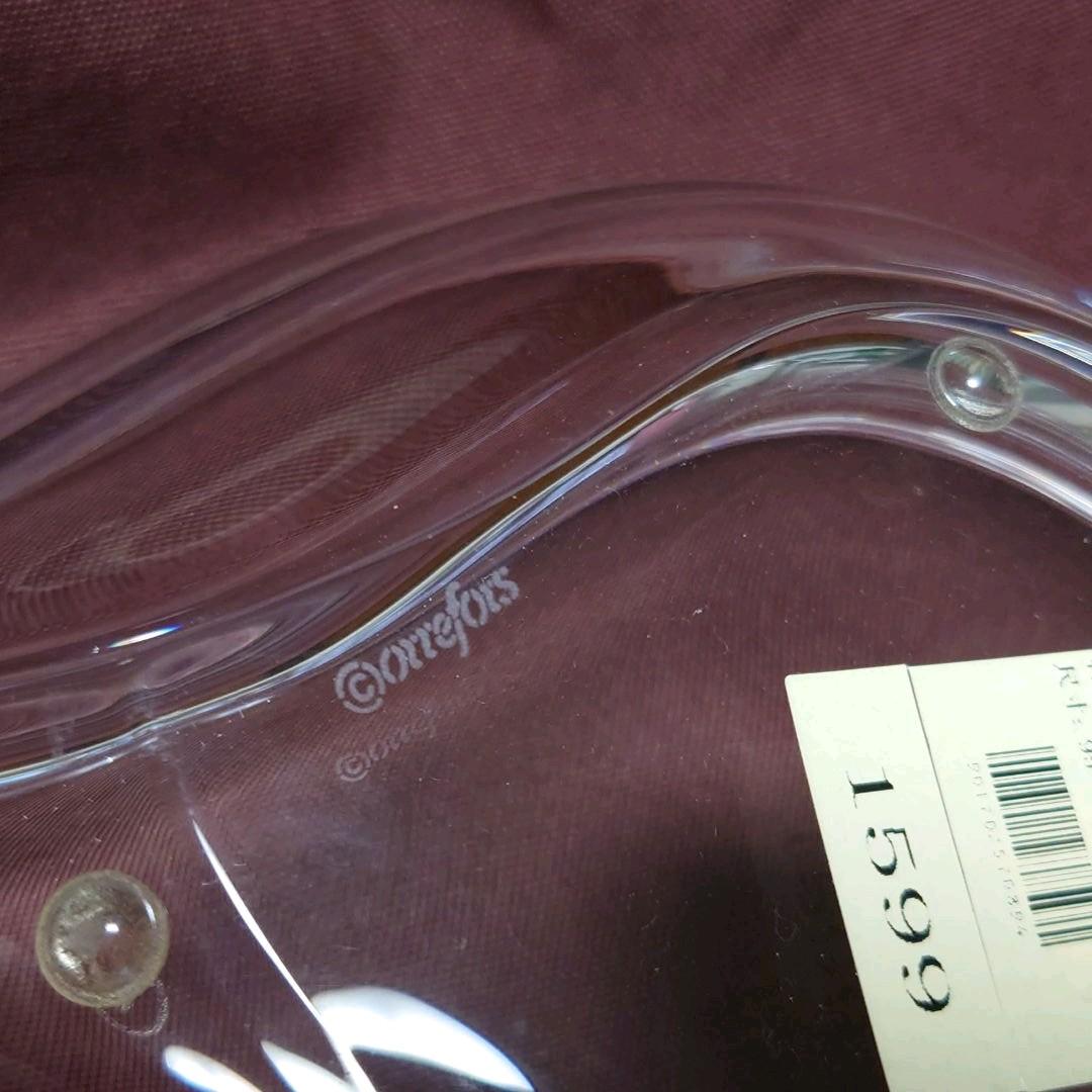 【ORREFORS】 ドロップデザイン　ティアドロップ　クリスタルボウル