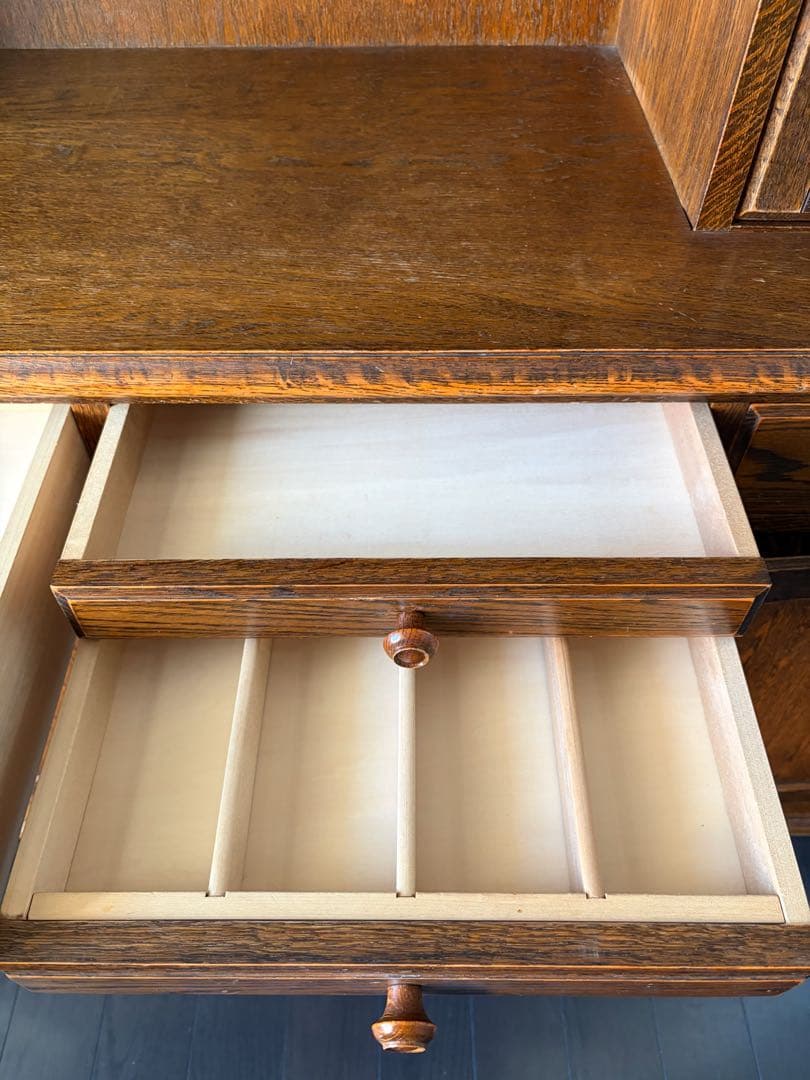 三越家具　カントリーハウス　ブルージュ　カップボード　食器棚