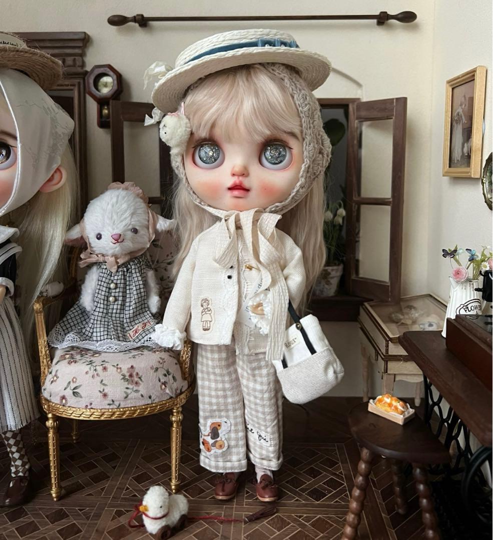 カスタムブライス ナチュラルメイク かわいい 海外作家様 人形 シンプル