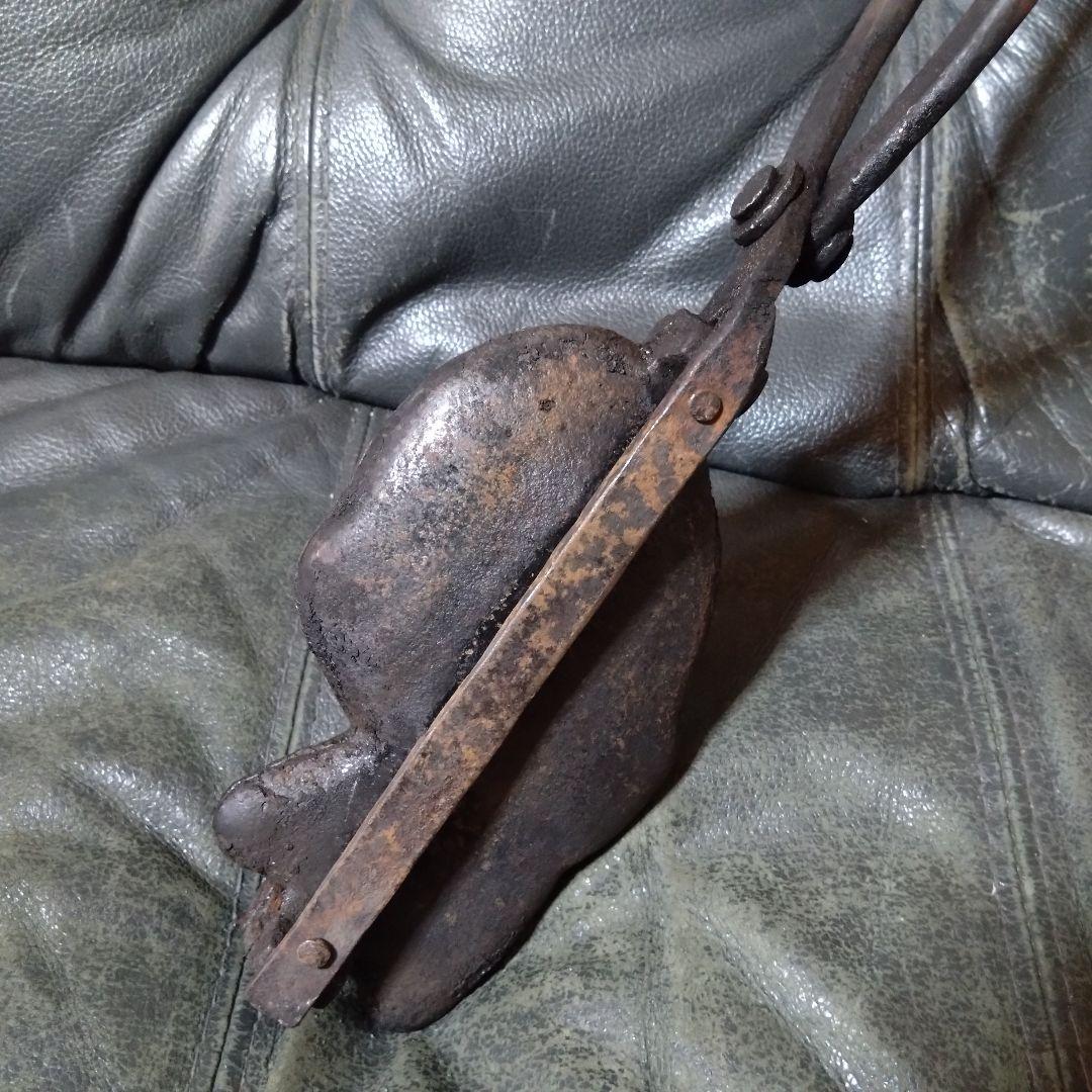 たい焼き器　レトロ　一丁焼き　一匹　調理器具　b