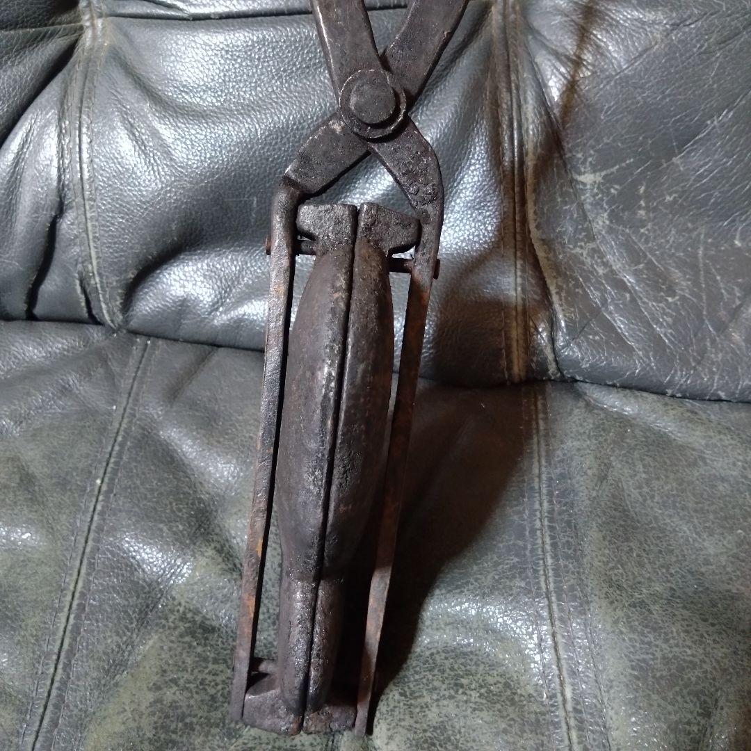 たい焼き器　レトロ　一丁焼き　一匹　調理器具　b