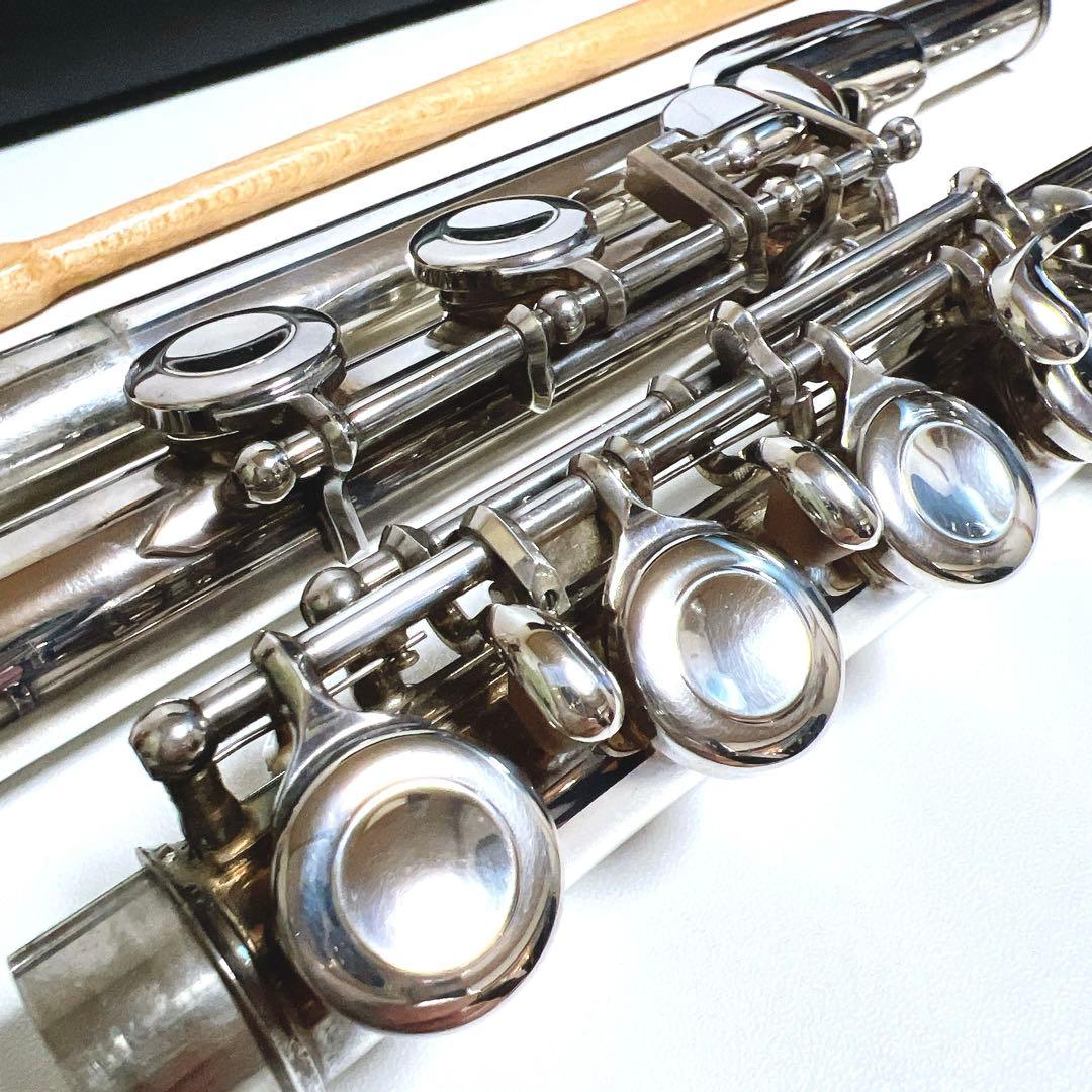 美品】Pearl PF-501 フルート パール 鏡面仕上げ Eメカ