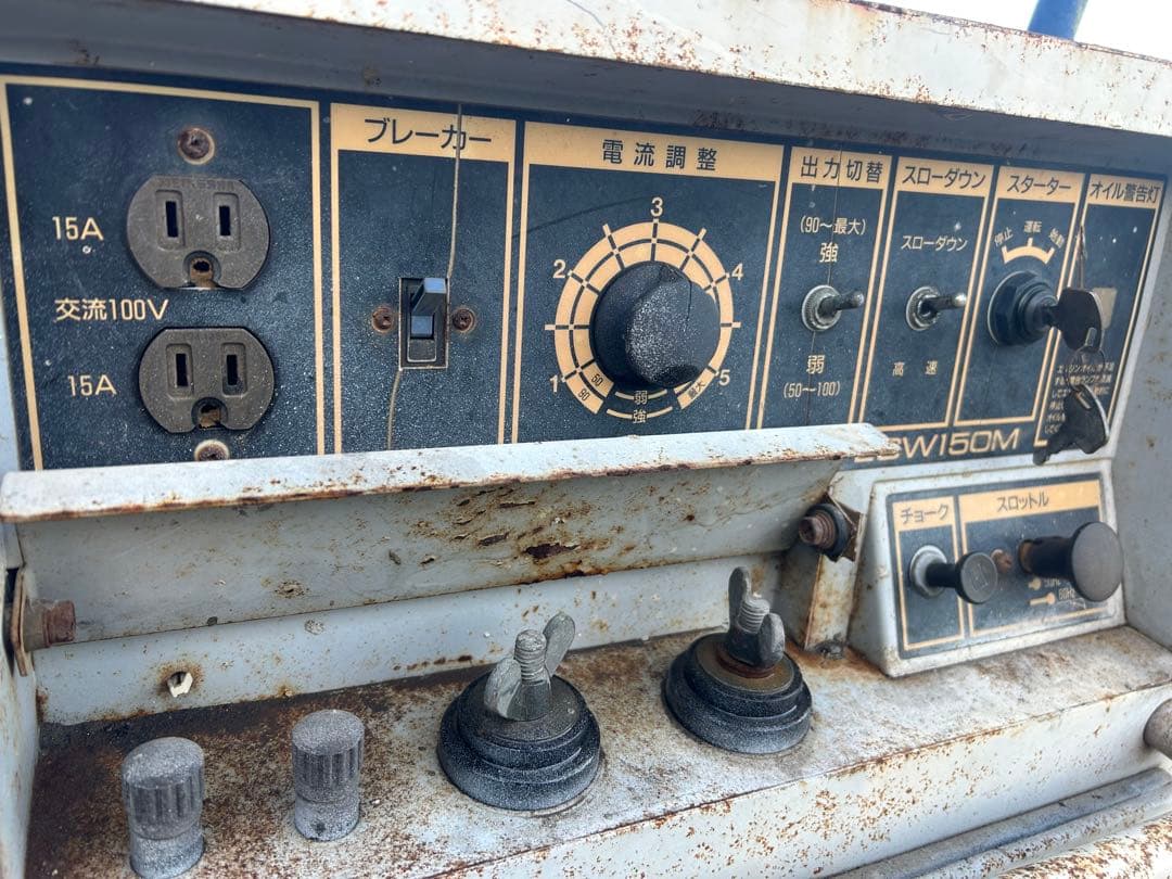 新ダイワ　ウェルダ EGW150M 防音型エンジン　セル付き　溶接機　発電機