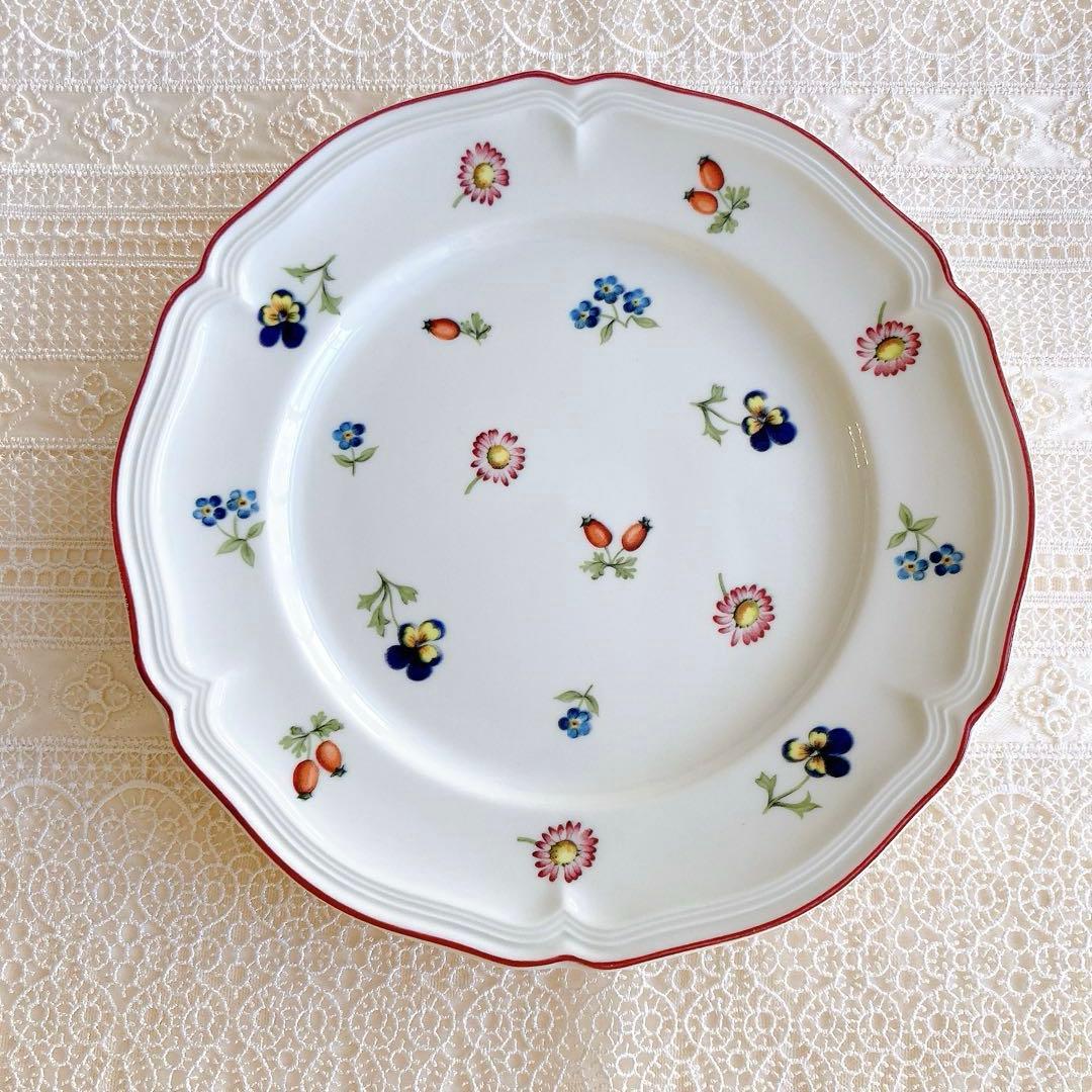 【希少】ビレロイ&ボッホ プチフルール 20.5cmプレート 6枚セット