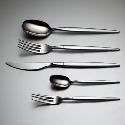 新品 ラッキーウッド ミルトア ペアディナーセット 箱入り10本組カトラリー