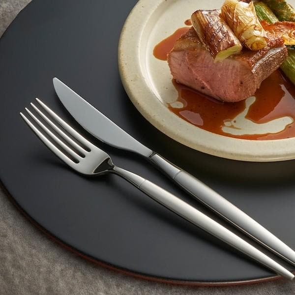 新品 ラッキーウッド ミルトア ペアディナーセット 箱入り10本組カトラリー