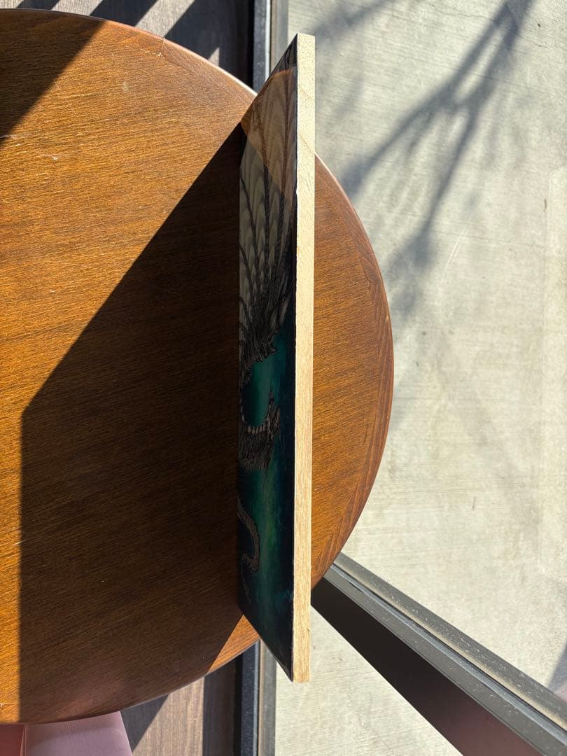 ☆激レア☆ スプレーアートエデン レジンアート原画 ドラゴン フッカー君コラボ