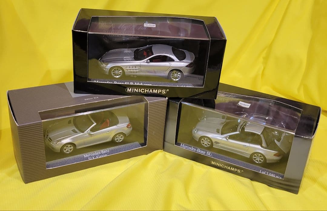 ミニチャンプス　1/43 ベンツ3種3台