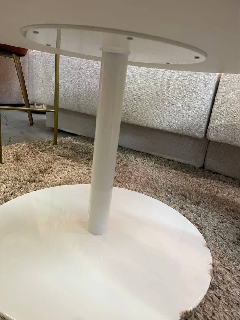 コーヒーテーブル　ローテーブル　直径70cm