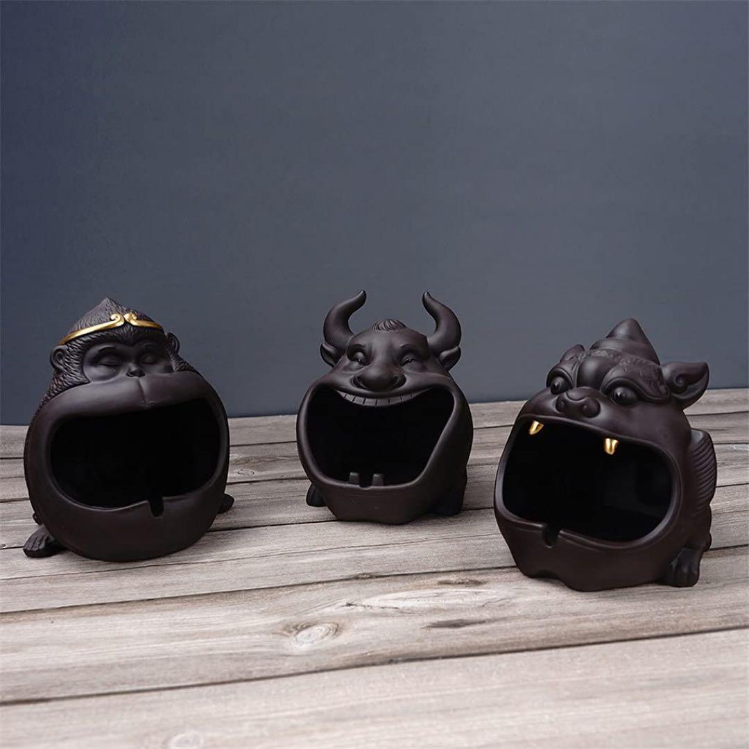 ✨️1点限り✨️大特価‼️個性派 灰皿 陶磁器