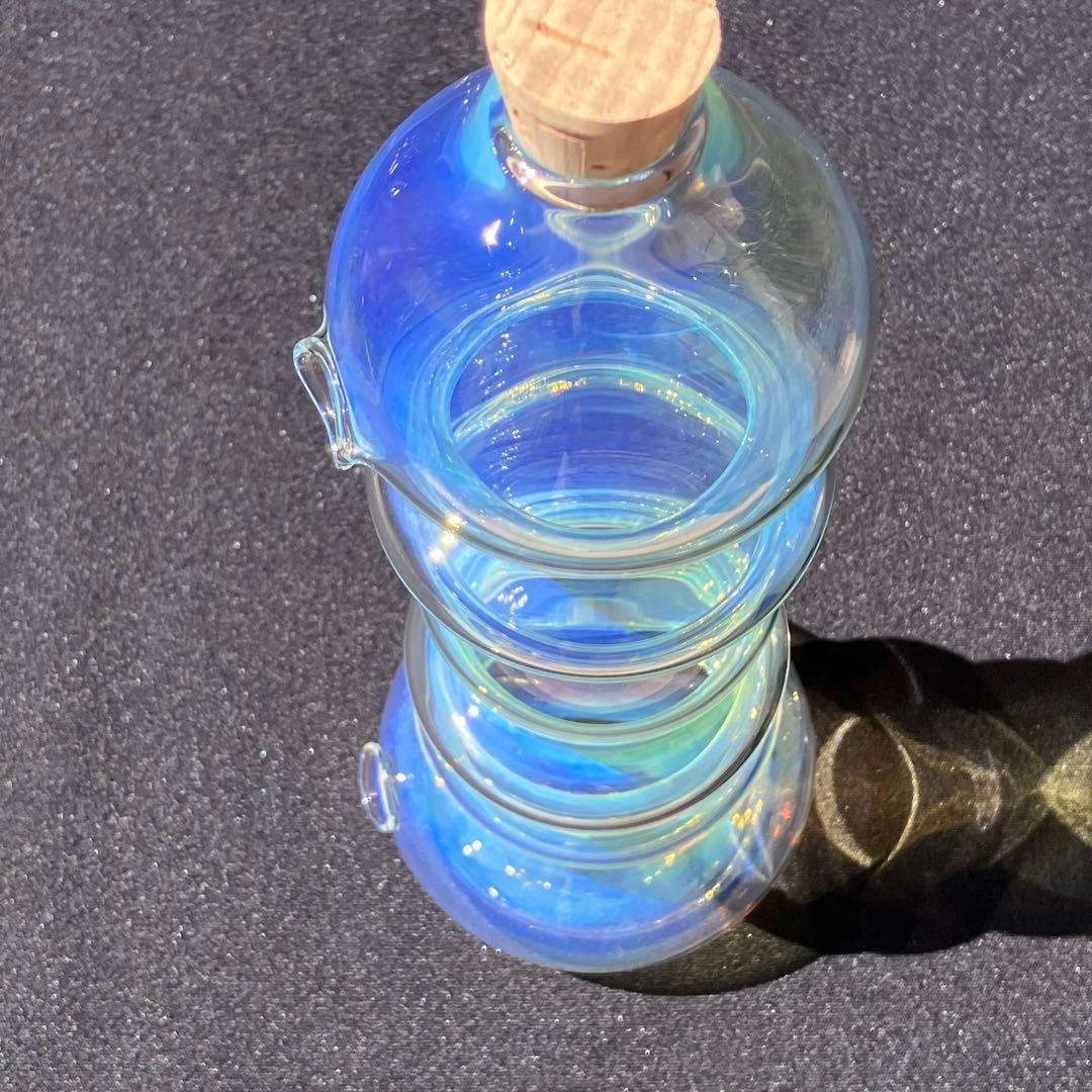 Xodas 元祖　ガラスインセンスバ-ナ- お香付　香炉　ボロシリケイトガラス