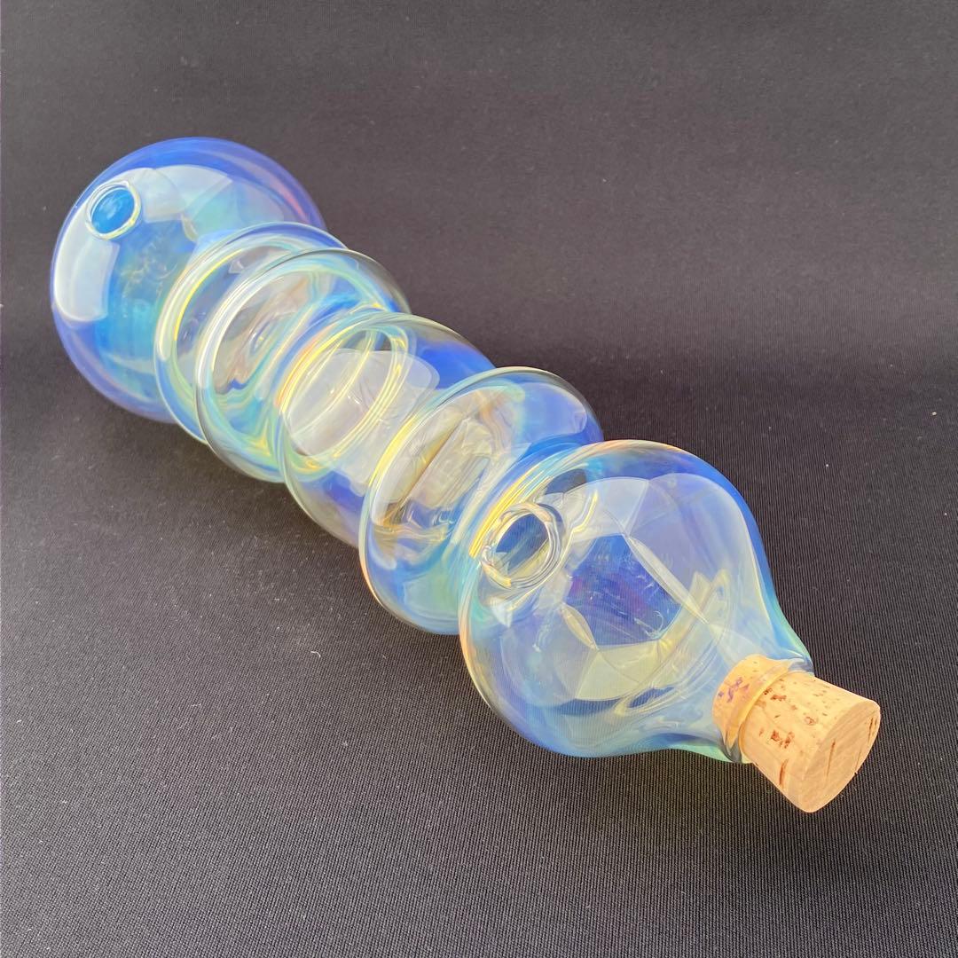 Xodas 元祖　ガラスインセンスバ-ナ- お香付　香炉　ボロシリケイトガラス