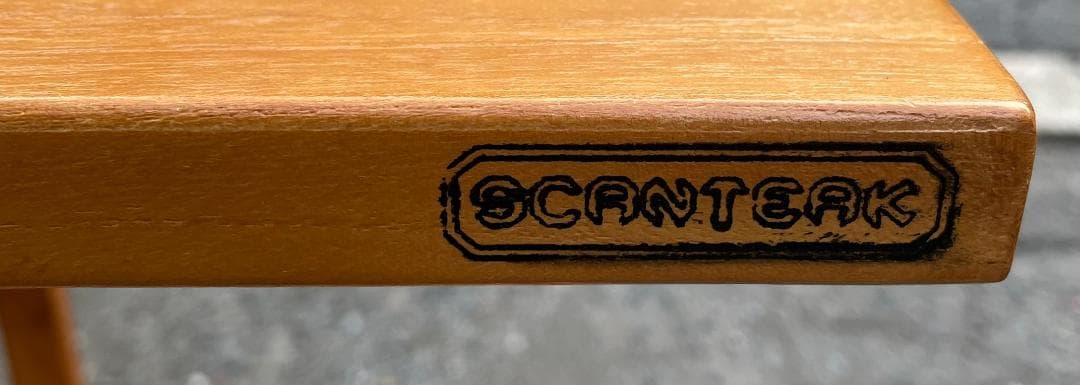 大阪京都限定 SCANTEAK スキャンティーク チーク材 サイドテーブル