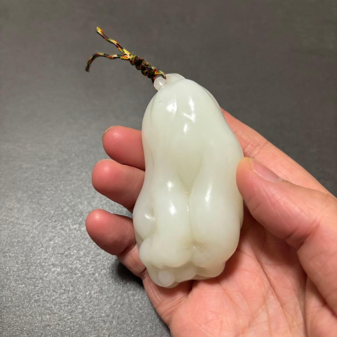 和田玉 仏手彫刻