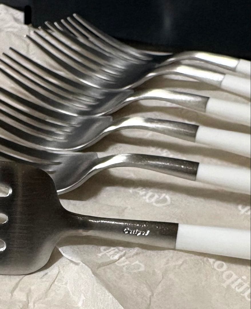 Cutipol GOA ディナーフォークホワイト12本セット　※未使用品　美品