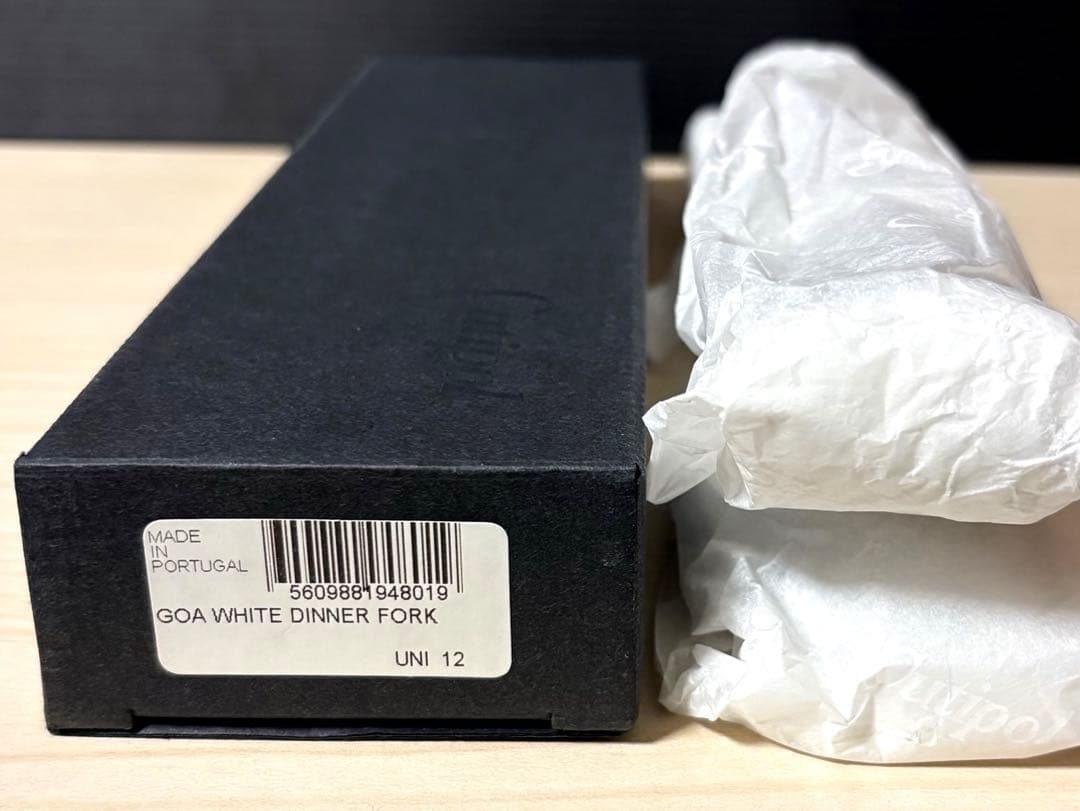 Cutipol GOA ディナーフォークホワイト12本セット　※未使用品　美品