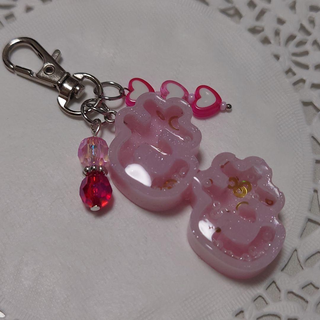 ★オーダーサンプル　おなまえシェイカー　キーホルダー　レジン　シャカシャカ　推し