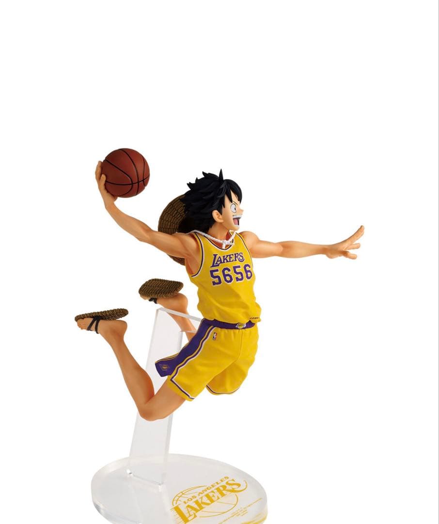 NBA LAKERS レイカーズ ルフィ フィギュア ワンピースベースショップ