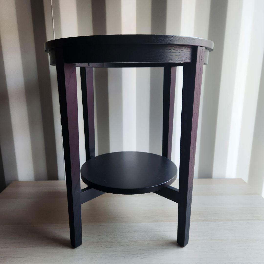 希少　廃盤　IKEA イケア　MALMSTA マルムスタ　サイドテーブル　ガラス
