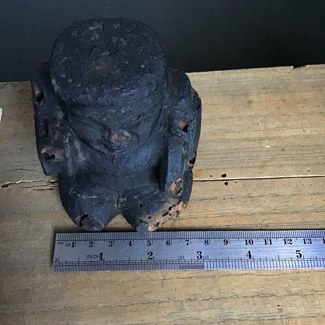 恵比寿大黒天　古木彫刻 2体　骨董品