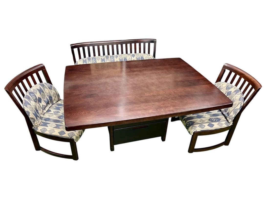 90s【オールドカリモク ベンチソファのみ】幅1200×奥行620×高745cm