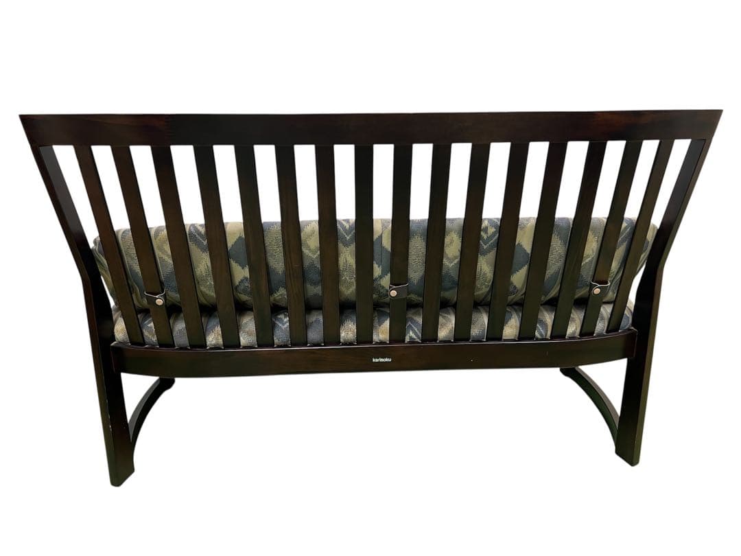 90s【オールドカリモク ベンチソファのみ】幅1200×奥行620×高745cm