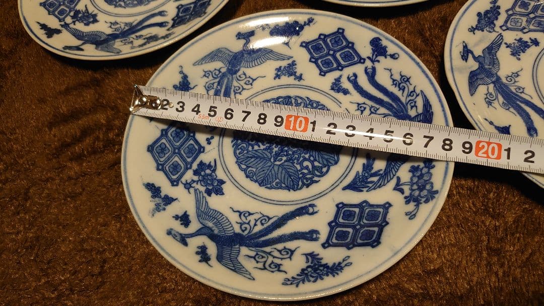 李朝 古染付 古伊万里 伊万里 染付 鳳凰の図 蔵出し 5客 - メルカリ