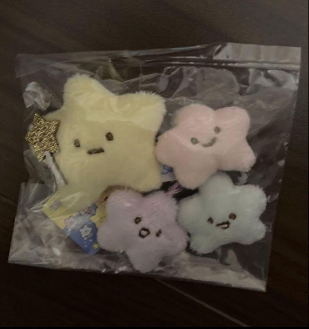 新品未開封☆すみっコぐらし 星空さんぽ てのりぬいぐるみ ほし ひとで