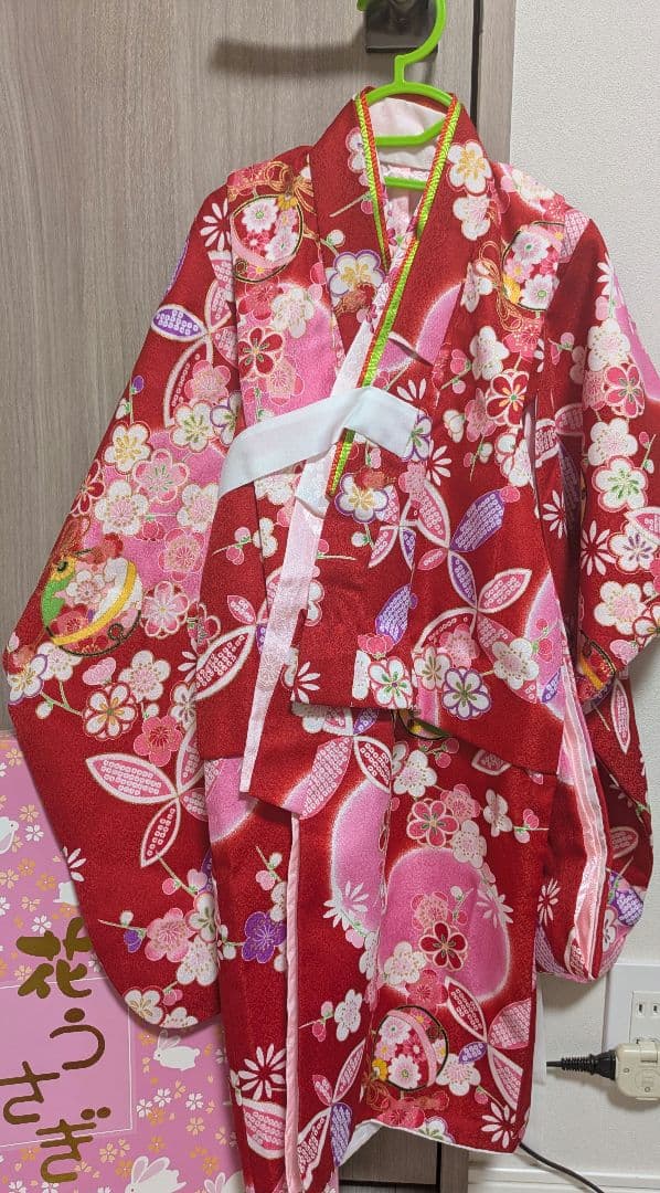 七五三 着物セット ３歳　花うさぎ